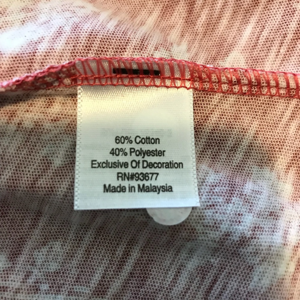 Embroidery on this Rust Color Tank! - Picture 6 of 6